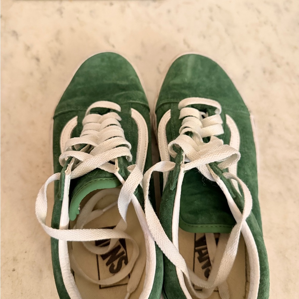 Vans Green Suede Women’s Shoes - Picture 5 of 5
